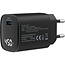 InLine USB lader | USB-C PD | GaN | 45W | display | zwart