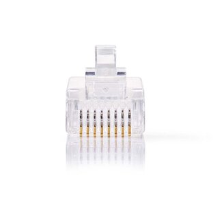 Nedis Nedis RJ45 krimp connectoren | UTP | CAT5e | vaste aders | 10 stuks