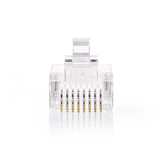 Nedis Nedis RJ45 krimp connectoren met doorsteekmontage | UTP | CAT5e | flexibele aders | 10 stuks