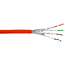InLine® Cat.7 S/FTP Installatiekabel, CCA, PoE+, halogeenvrij, oranje, 10m