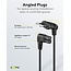 Goobay Connection Cable with Europlug, Angled, 0.5 m, black, (2*0.75 mm²)