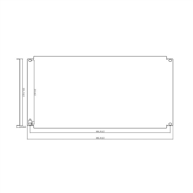 VALUE 19" Blindpaneel 5 HE , zwart