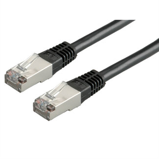 Roline ROLINE patchkabel Cat.5e (Klasse D) FTP, zwart, 0,5 m