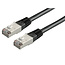 ROLINE patchkabel Cat.5e (Klasse D) FTP, zwart, 0,5 m
