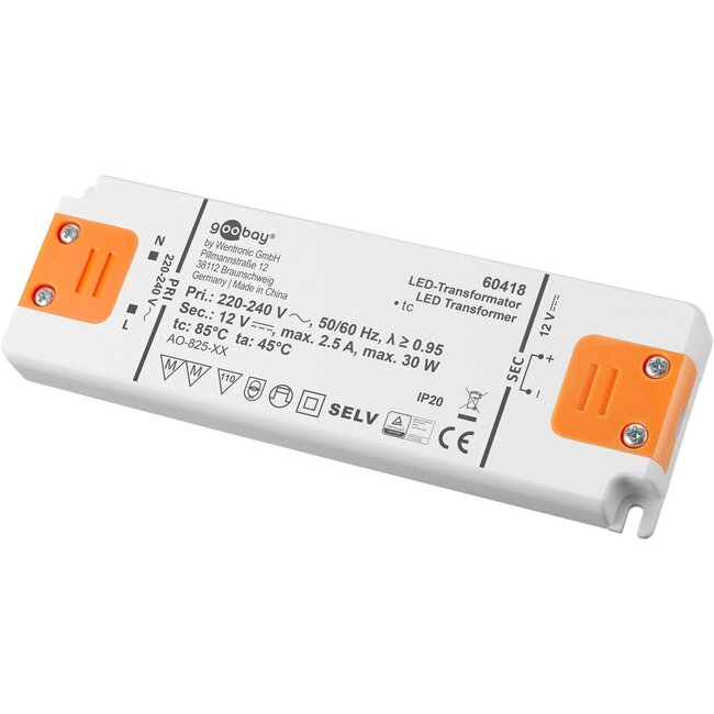 Goobay LED Transformer 12 V (DC) (DC), 30 W