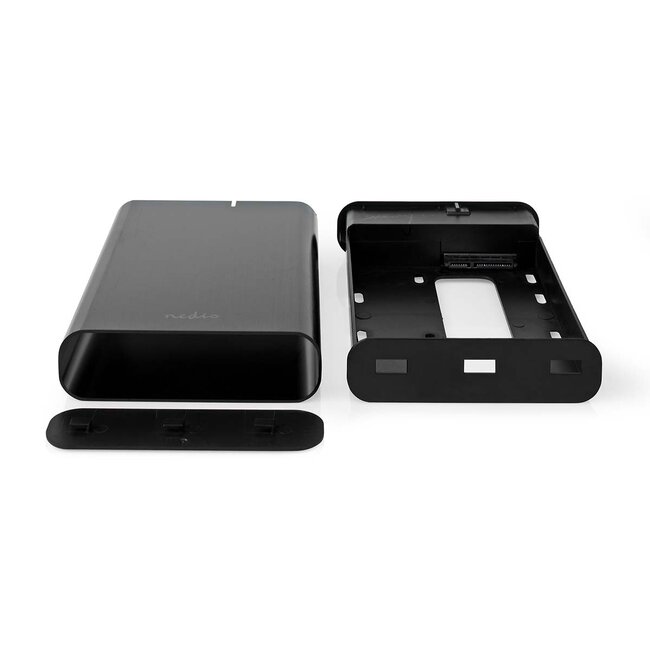 Nedis HDD behuizing | 3.5'' SATA HDD | USB3.0 (5 Gbps) | aluminium