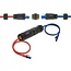 Delock Cable Connector RJ45 jack to RJ45 jack Cat.7 with M23 thread IP68 dust and waterproof