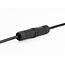 Delock Cable Connector RJ45 jack to RJ45 jack Cat.6 with M16 thread and bayonet lock IP68 dust and waterproof