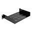Delock 10″ 1U Shelf with ventilation slots up to 150 mm deep max. 25 kg load capacity