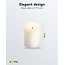 Goobay LED Real Wax Candle, white, 7.5 x 10 cm