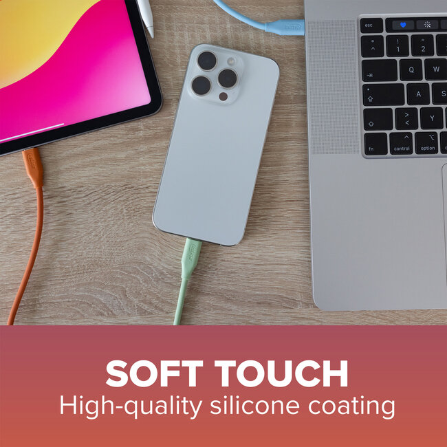 InLine® USB 2.0-kabel, USB-C-snelladingskabel 100 W, Black Cookie, 1m