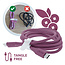 InLine® USB 2.0-kabel, USB-C-snelladingskabel 100 W, Wild Berry, 1m
