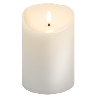 Goobay Goobay LED Real Wax Candle, white, 10 x 15 cm