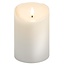 Goobay LED Real Wax Candle, white, 10 x 15 cm