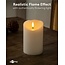 Goobay LED Real Wax Candle, white, 10 x 15 cm
