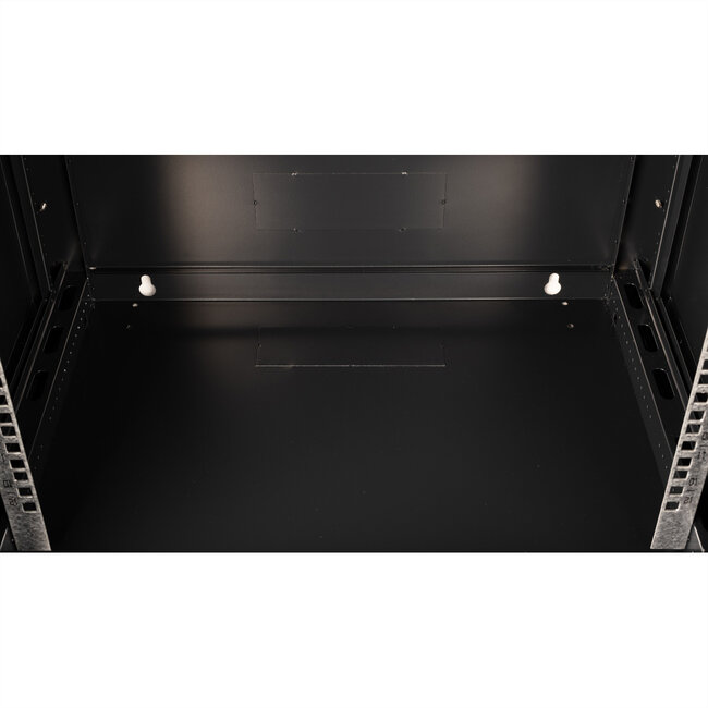 VALUE 19 inch wandbehuizing 12HE, 600 x 450 mm zwart, bouwpakket