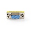 VGA-Adapter | VGA Female 15p | VGA Female 15p | Vernikkeld | Recht | Metaal | Metaal | Polybag