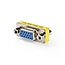 VGA-Adapter | VGA Female 15p | VGA Female 15p | Vernikkeld | Recht | Metaal | Metaal | Polybag