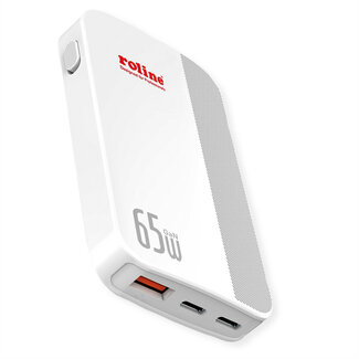 Roline ROLINE USB Charger, schlank, mit klappbarem Euro-Stecker, 65W