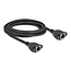 Delock Network Extension Cable S/FTP RJ45 jack to RJ45 jack Cat.6A flat design 3 m black