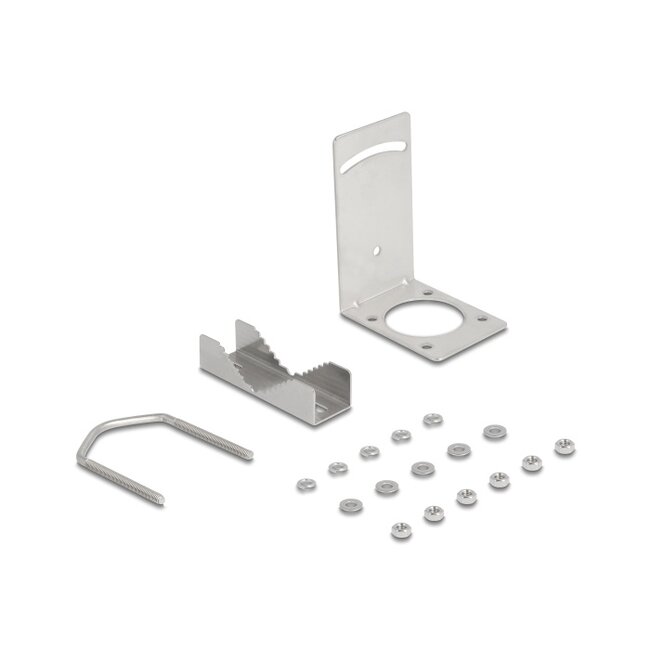 Delock 5G LTE MIMO Antenna 2 x N jack 2.7 - 9.0 dBi directional wall and pole mounting outdoor white