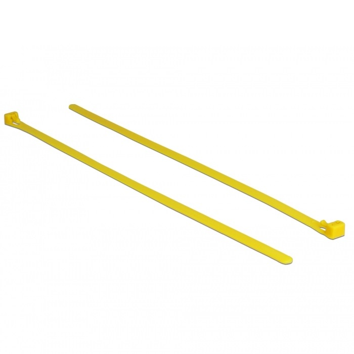 DeLOCK Herbruikbare kabelbinders hittebestendig 300 x 7,6 mm, 100 stuks