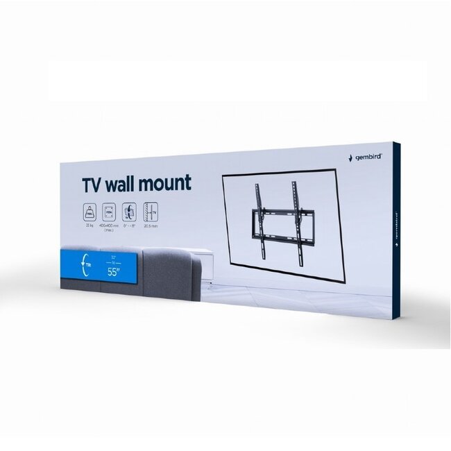 Gembird TV-muurbeugel | tot 55 inch | kantelbaar | close-to-wall