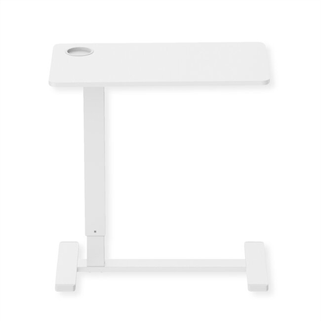 ROLINE Gasfeder-Beistelltisch, höhenverstellbar, weiß