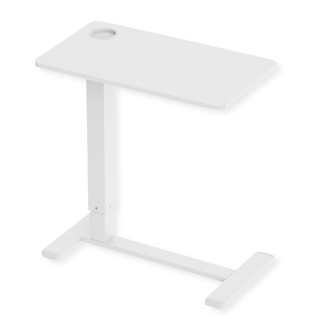 ROLINE Gasfeder-Beistelltisch, höhenverstellbar, weiß