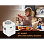 Geaarde universele reisstekker met USB lader, 20 W, wit