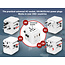 Universele reisstekker met USB lader, 20 W, wit