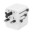 Universele reisstekker met USB lader, 20 W, wit