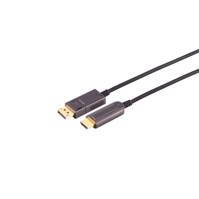 Displayportkabel-Optisches DisplayPort Adapterkabel, HDMI-A, 4K60, 15m