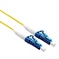 LC/UPC Simplex optical fiber kabel | OS2 | LSZH | geel | 2 meter