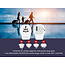 Universele reisstekkerset met USB lader, 20 W, wit
