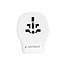 Universele reisstekkerset met USB lader, 20 W, wit