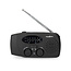 Noodradio | Tafelmodel | AM / FM | Powerbank-functie | Accu gevoed / Handslinger / USB Gevoed | Zwart