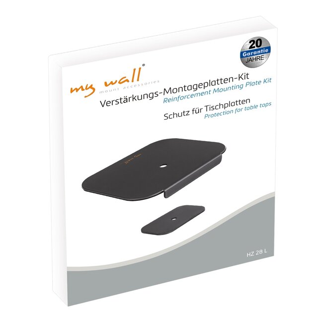 My Wall bureaubeschermer voor bureaubeugels / zwart