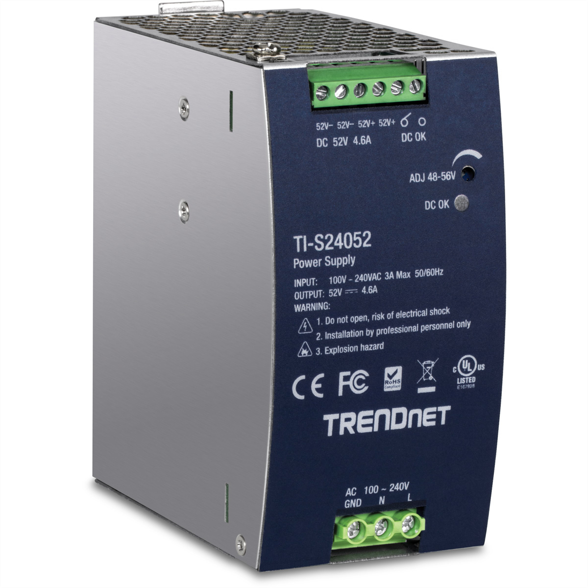 TRENDnet - power supply - 240 Watt - TAA Compliant Voeding - 240 Watt - 80 Plus