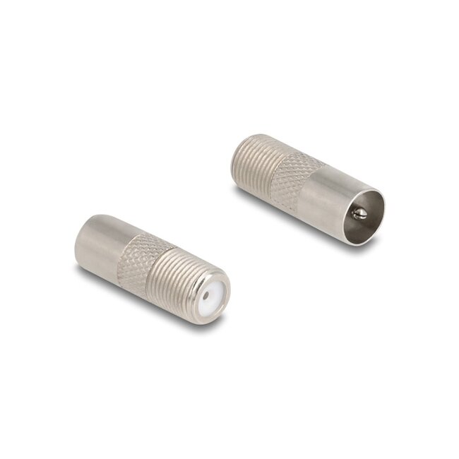 Delock DAB+ DVB-T2 Antenna F plug 5 - 25 dB active omnidirectional black adhesive mounting