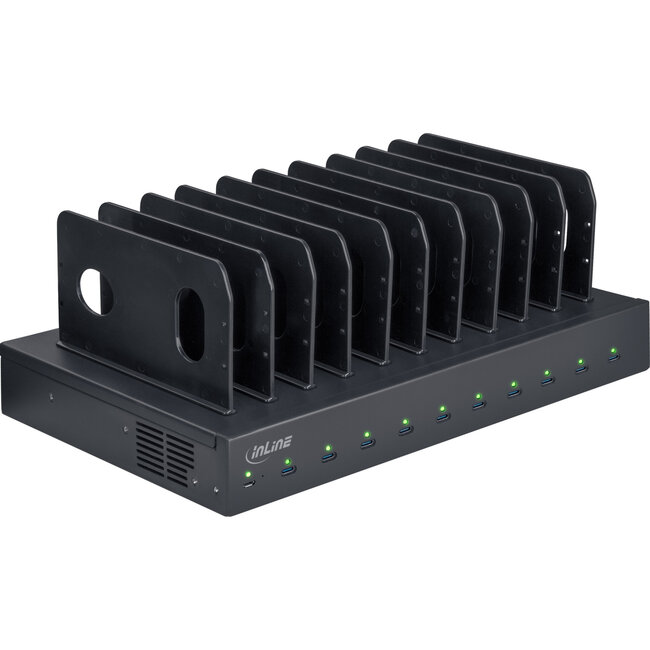InLine® 1000 W Multiport Powerstation, snellader, 10x USB-C, PD 3.0, QC 5.0