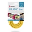 Velcro One-Wrap klittenband kabelbinders | 200 x 7mm | geel | 25 stuks