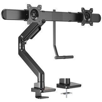 My Wall My Wall bureaubeugel voor 2 monitoren tot 32 inch | crossbar | interactief