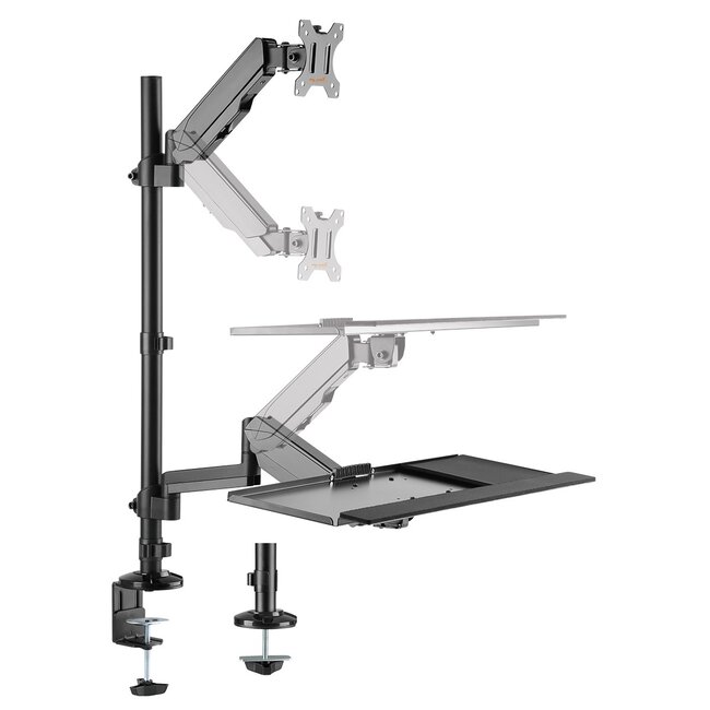 My Wall bureaubeugel voor monitor tot 32 inch en toetsenbord/muis | interactief