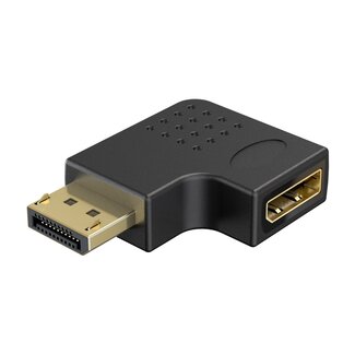 Goobay DisplayPort adapter | haaks/links | DP2.1a (10K 60Hz) | UHBR13.5 (54Gbit/s)