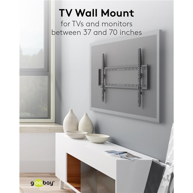 Goobay TV-muurbeugel | tot 70 inch | vast