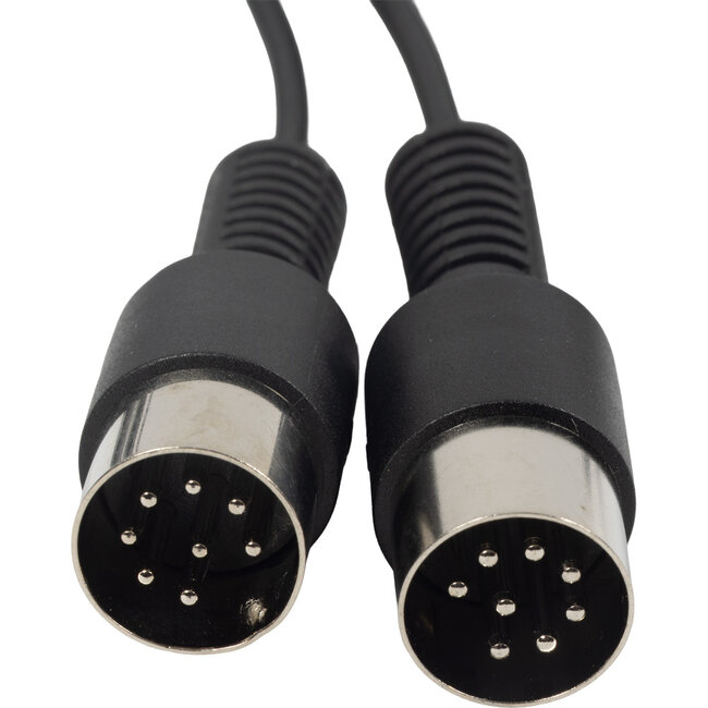 BOSSCOM DIN 8-pins / Powerlink PL4 kabel voor B&O | zwart | 5 meter