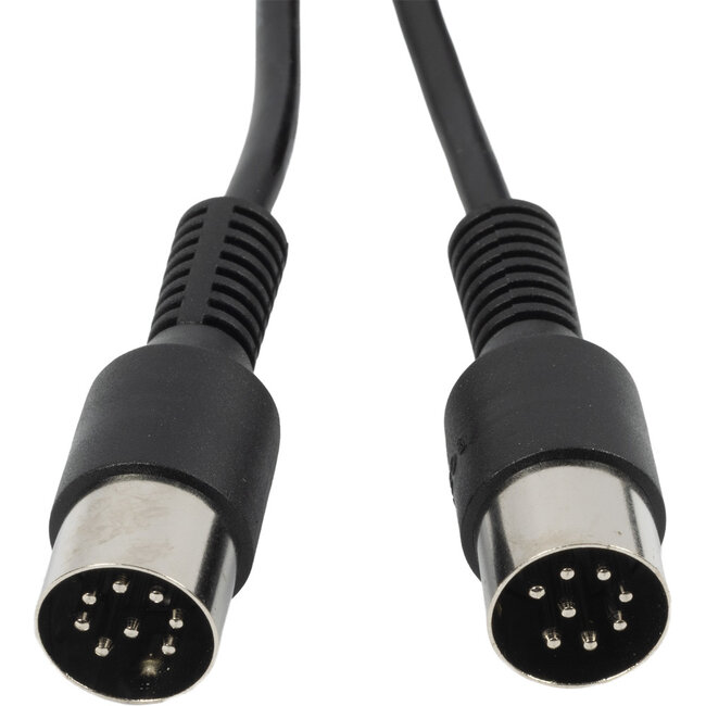 BOSSCOM DIN 8-pins / Powerlink PL8 kabel voor B&O | zwart | 1 meter