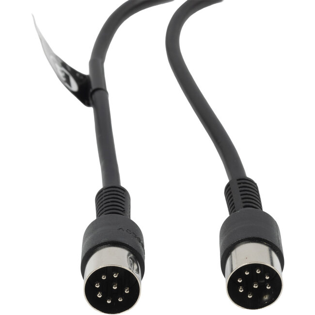 BOSSCOM premium DIN 8-pins / Powerlink PL8 kabel voor B&O | zwart | 1 meter