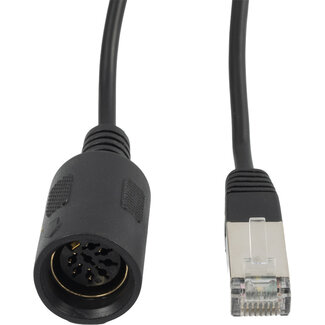 BOSSCOM BOSSCOM RJ45 - DIN 8-pins / Powerlink PL8 (v) kabel voor B&O | zwart | 0,15 meter